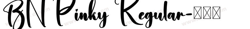 BN Pinky Regular字体转换